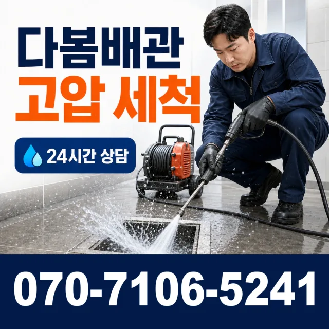 백전면 운산리 배관고압세척 상담 이미지 4